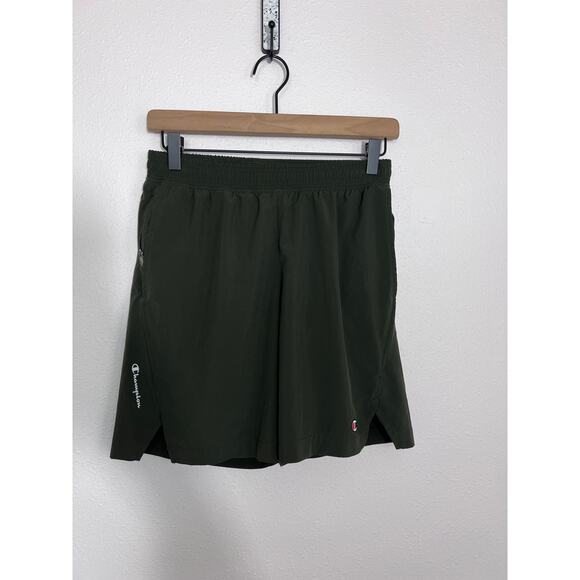 Champion Olive Green Athletic Shorts Men’s Small - Picture 1 of 9